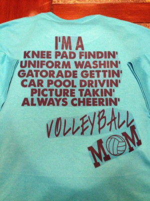 Turquoise Volleyball Mom Duties Crew Tshirt (Personalized. See Below ...