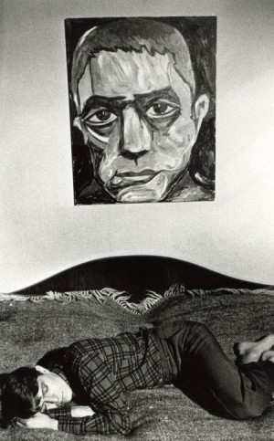 Bowie's painting of Yukio Mishima
