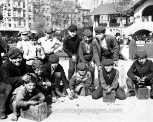 Shoeshine Boys in Little Italy, c. 1900