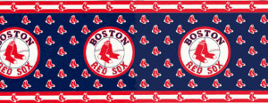 112367 Boston Red Sox Wallpaper Border