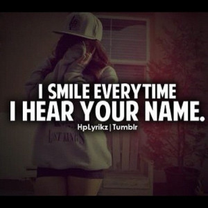 : Hearing, Hplyrikz Quotes, Smile Everytim, Cute Things, Girls Quotes ...