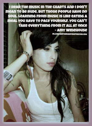 Quote about music - #amywinehouse