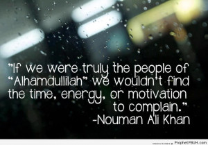 The People of Alhamdulillah (Nouman Ali Khan Quote) - Islamic Quotes
