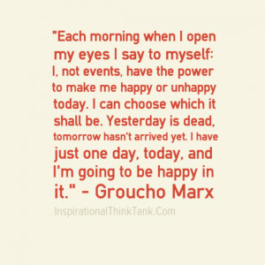 Encouraging Quotes, Positive Thinking, Groucho Marx Quotes