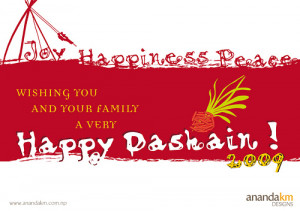 Happy Dashain Originally...