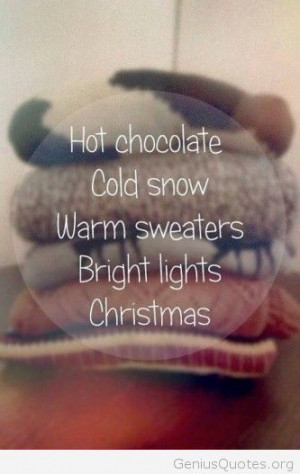 Things I want in winter days