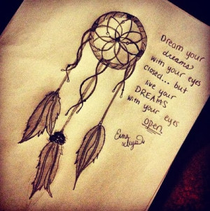 love dream catchers and I feel that this is a fantastic quote to go ...
