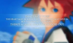 Most popular tags for this image include: kingdom hearts, quote and ...