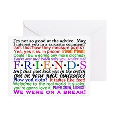Friends TV Quotes Greeting Card for