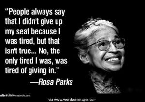 Quotes by rosa parks