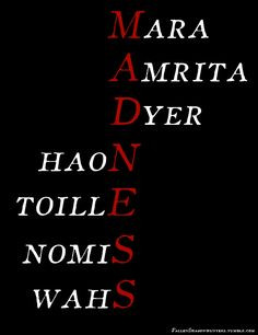 ... Unbecoming of Mara Dyer by Michelle Hodkin - Noah & Mara’s full name