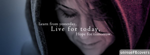 Quotes Covers Facebook Covers: Learn Live Hope Quotes Fb Timeline ...