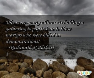 Quotes about Martyrs