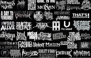 Black And White Band Collage by MotionlessRaven