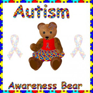 Autism Awareness Quotes Bear (BOXED)