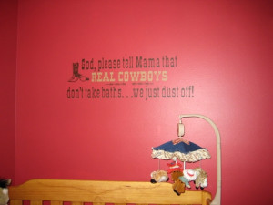 ... fan of the wall label, but love this quote if Baby Marrow is a boy