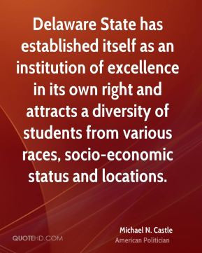 Delaware State has established itself as an institution of excellence ...