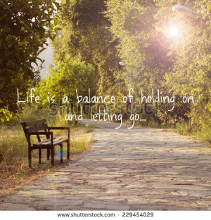 ... Inspirational Quote Wallpaper Poster Typography Design - stock photo