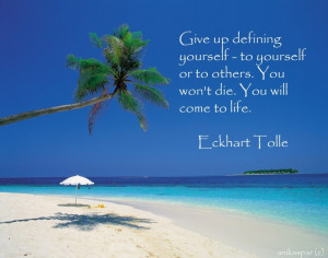 Give up defining yourself - to yourself or to others. You won't die ...
