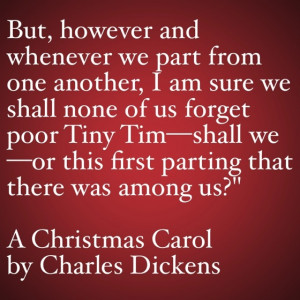 My Favorite Quotes from A Christmas Carol #37 - …this first parting ...