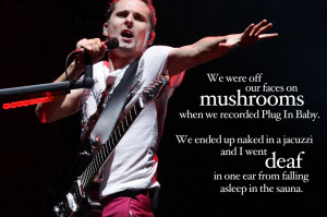 Matt Bellamy’s most famous quotes, by NME (II)