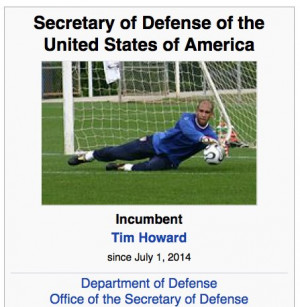 During Tuesday's World Cup match, U.S. goalkeeper Tim Howard had so ...