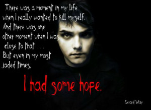 Gerard Way Quotes About Life Gerard way quote by seths-