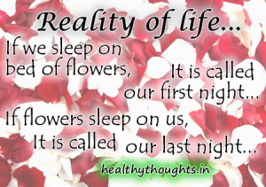 quotes_reality_of_life_bed_of_roses