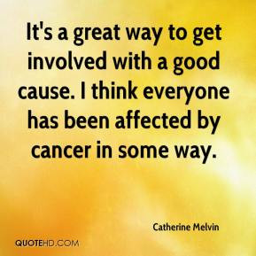 Catherine Melvin - It's a great way to get involved with a good cause ...