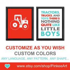 Boy Rooms Trucks And Tractors, Nurseries Wall, Tractors Boys, Nursery ...