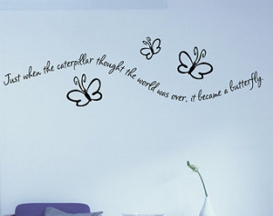 caterpillar wall quote on Etsy, a global handmade and vintage ...