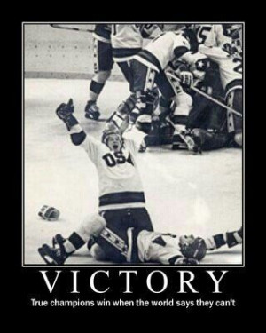 Victory! USA's Miracle on ice :)