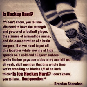Is hockey hard?