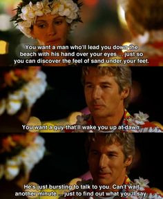 ... who's lead you down the beach.. ~ Runaway Bride (1999) ~ Movie Quotes
