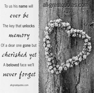 in loving memory in loving memory picture poem cards in memoriam ...