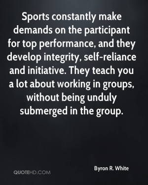 ... about working in groups, without being unduly submerged in the group