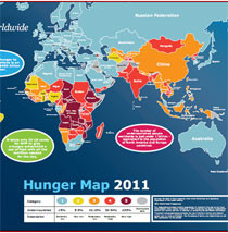 World Hunger Map Mongolia