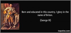 More George III Quotes