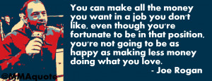Joe Rogan on being happy doing what you love