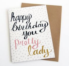 Birthday Card For Her - Mom Birthday Card - Girlfriend Birthday Card ...