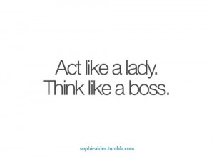 act like a lady quotes