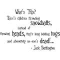 The Nightmare before Christmas wall quote What's This? There's ...