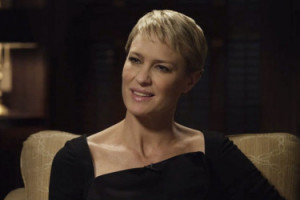 Robin Wright as Claire Underwood in the Netflix drama 