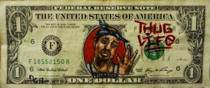 money graffiti #tupac #2pac