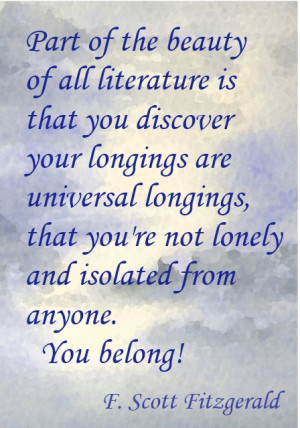 the beauty of literature...