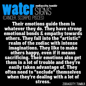 cancer pisces scorpio Zodiac Signs zodiaccity watersigns