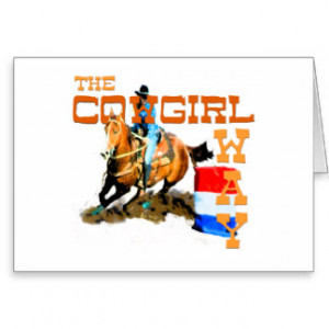 The Cowgirl Way gifts Greeting Card