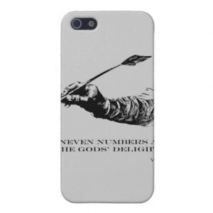 Virgil - Quote Uneven Numbers Quotes Sayings Cover For iPhone 5