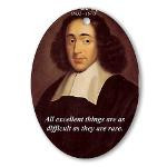 Spinoza Ethics Philosophy Oval Ornament
