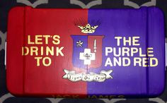 Phi Epsilon Cooler Sigep Crest Purple And Red Quote Formal Nashville